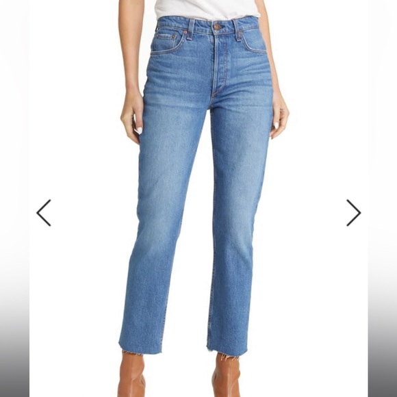 rag & bone Denim - Rag & Bone Nina High Waist Ankle Cigarette Straight Jean